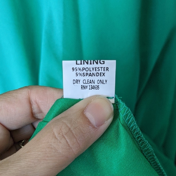 NWT Green chiffon maxi dress - Picture 7 of 8